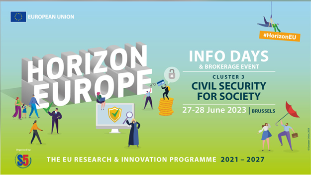 Europos komisija kviečia dalyvauti „Europos horizonto“ programos 3 veiksmų grupės „Civilinė visuomenės sauga“ informacinėse dienose ir partnerių paieškos renginyje