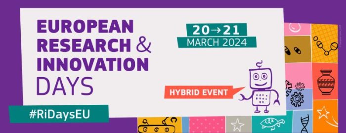Grįžta mokslinių tyrimų ir inovacijų informacinis renginys „European Research and Innovation Days 2024“