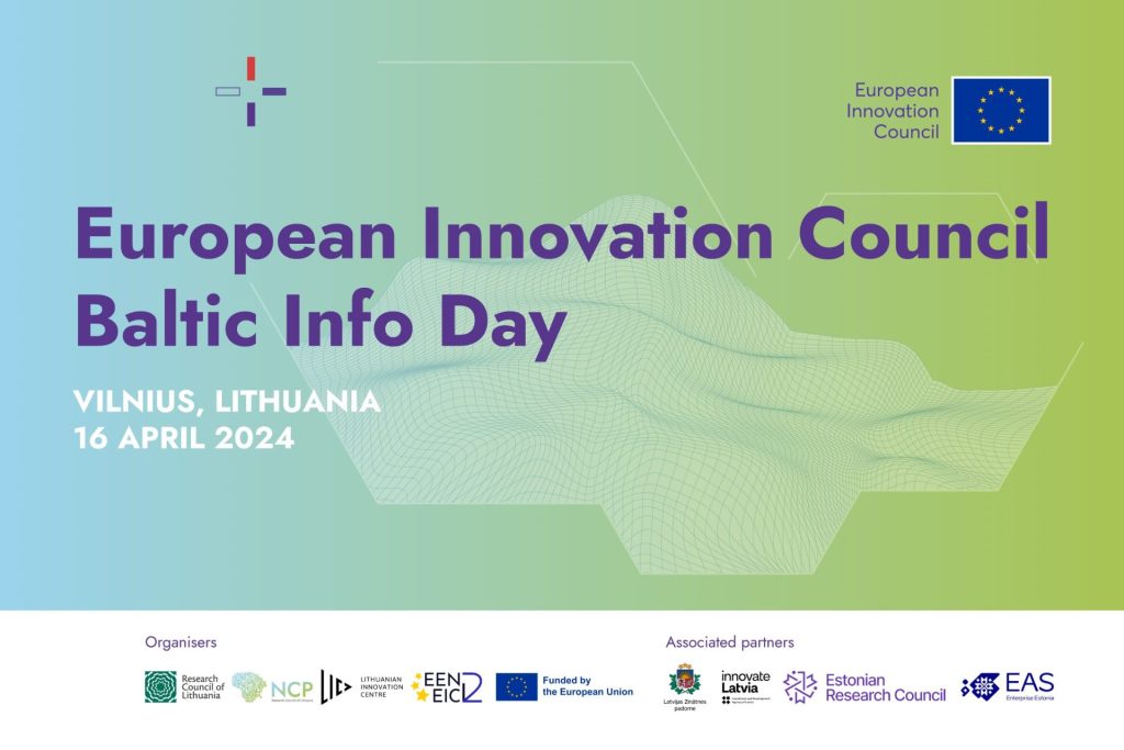 Join us at the first ever European Innovation Council Baltic Info Day