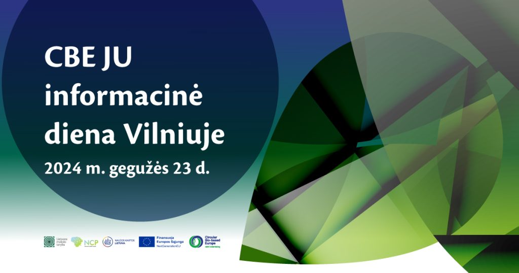 Vilniuje vyks CBE JU informacinė diena