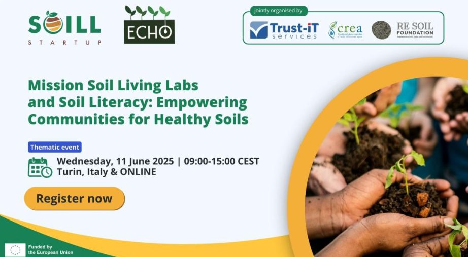 Mokymai gyvųjų laboratorijų tema „Mission Soil Living Labs and Soil Literacy: Empowering Communities for Healthy Soils“