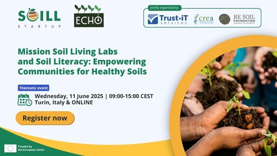 Mokymai gyvųjų laboratorijų tema „Mission Soil Living Labs and Soil Literacy: Empowering Communities for Healthy Soils“