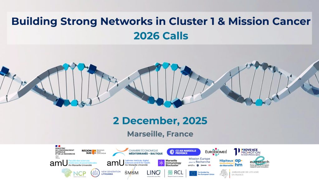 Brokerage event for Cluster 1 & Mission Cancer (HE 2026 calls)