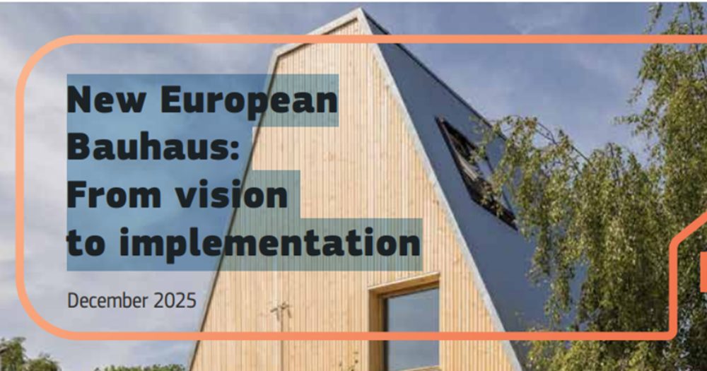 Pristatytos Naujojo europinio bauhauzo ateities kryptys