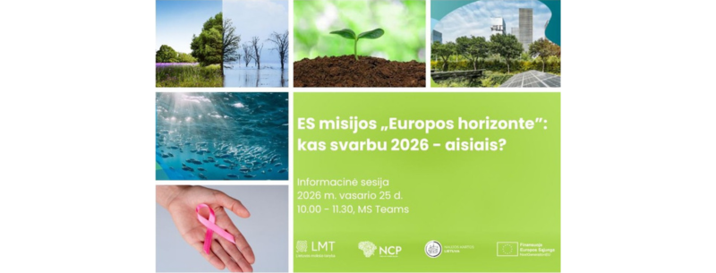 ES misijos „Europos horizonte“: kas svarbu 2026-aisiais?