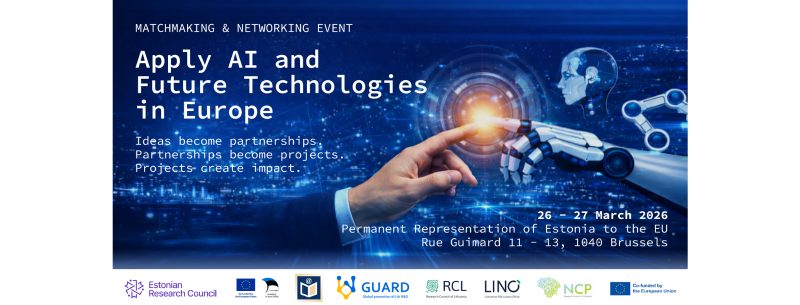 Taikomasis DI ir ateities technologijos Europoje: tarptautinis tinklaveikos ir partnerių paieškos renginys