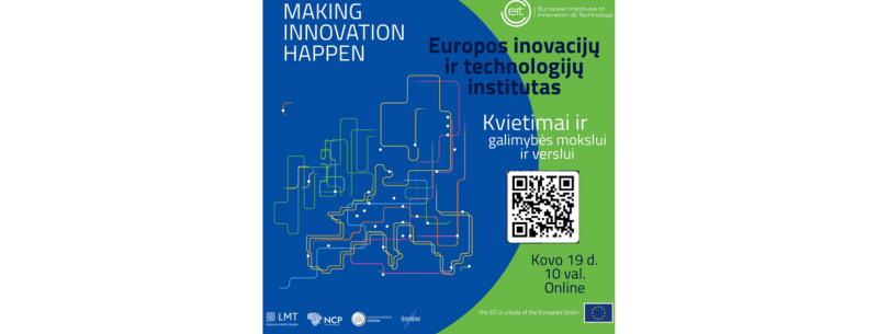 Informacinis renginys apie Europos inovacijų ir technologijos instituto (EIT) atvirus kvietimus