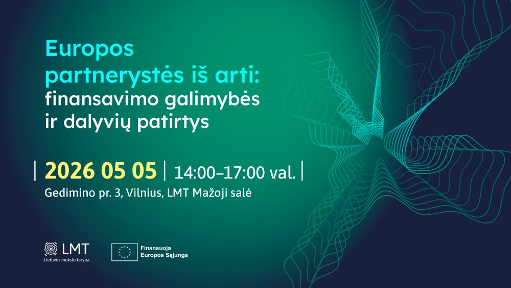 Kviečiame dalyvauti renginyje „Europos partnerystės iš arti: finansavimo galimybės ir dalyvių patirtys“