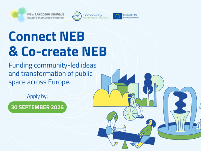 Finansavimas vietos idėjoms ir kaimynysčių transformacijai: „EIT Community New European Bauhaus“ kviečia teikti paraiškas