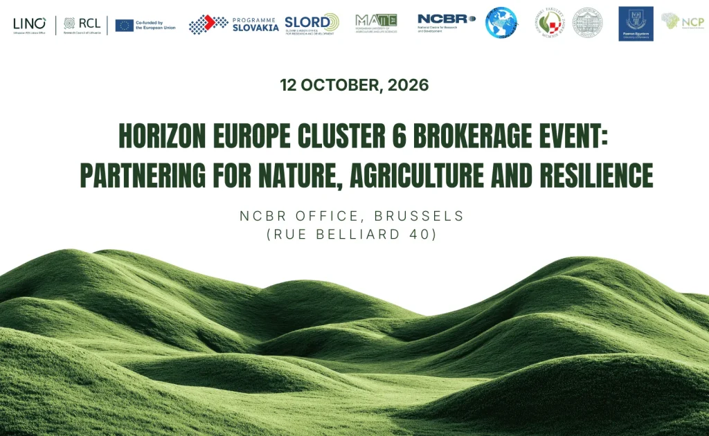 „Europos horizonto“ 6-osios veiksmų grupės tinklaveikos renginys: bendradarbiavimas gamtos, žemės ūkio ir atsparumo srityse