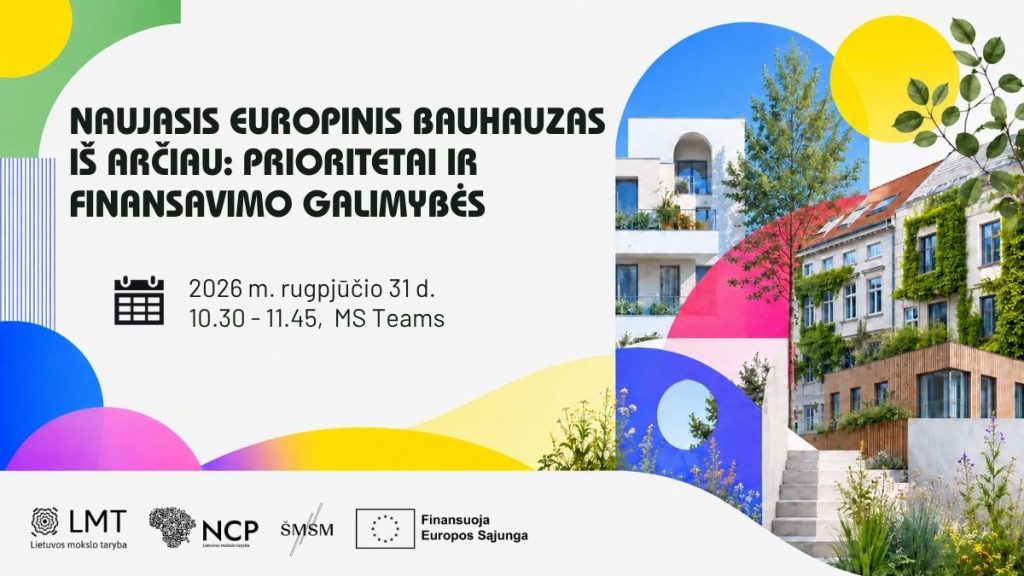 Naujasis europinis bauhauzas iš arčiau: prioritetai ir finansavimo galimybės