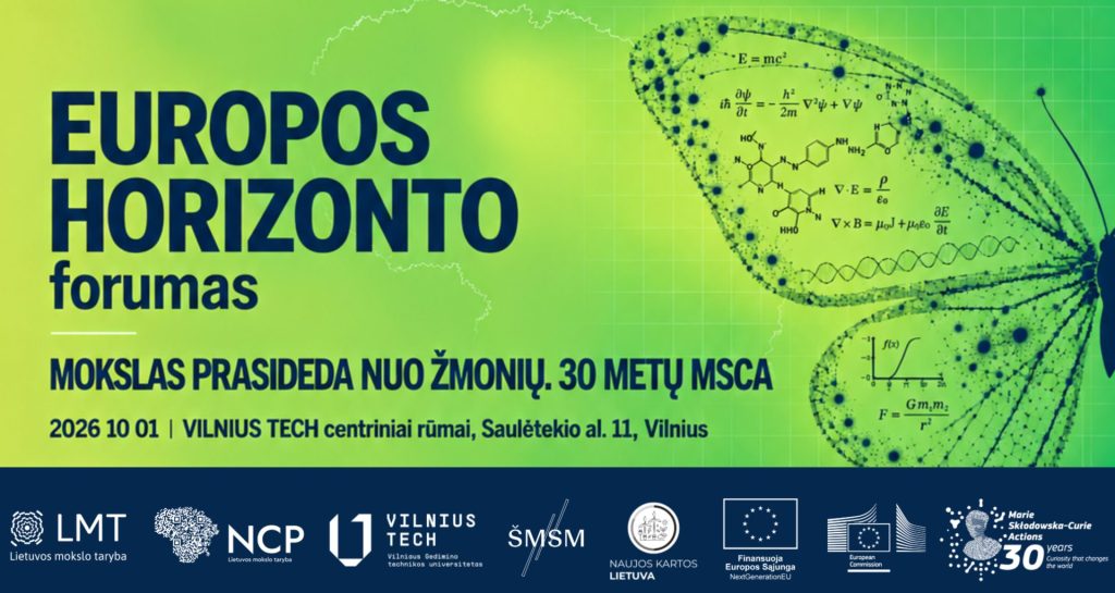 „Europos horizonto“ forumas „Mokslas prasideda nuo žmonių. 30 metų MSCA“
